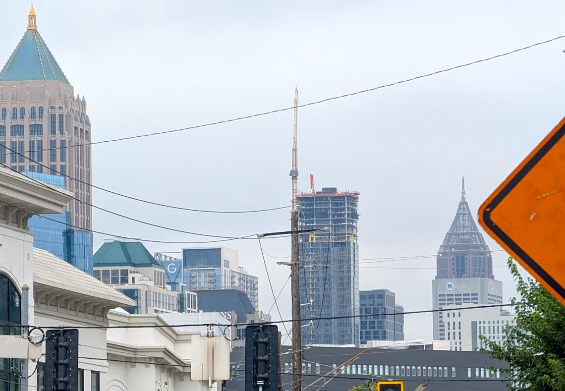 Crane Watch: Midtown high-rise now stands among Atlanta's